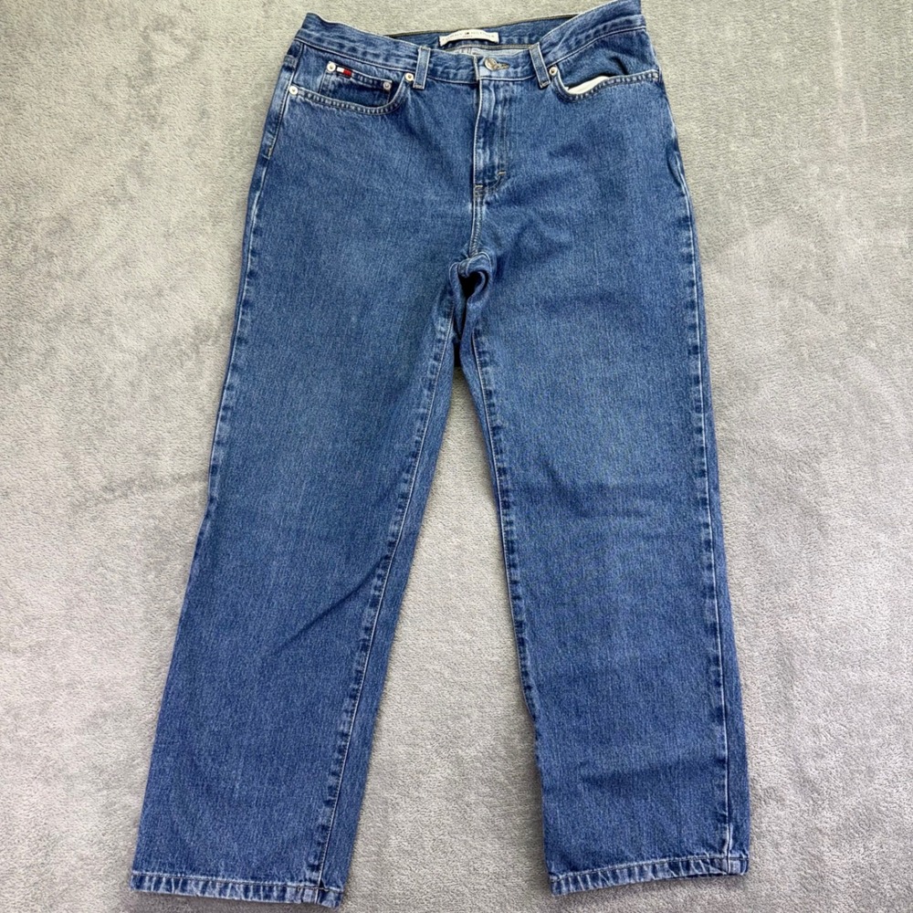 Tommy Hilfiger Womens‎ Jeans Blue Wash Straight Leg Size 10 Cotton